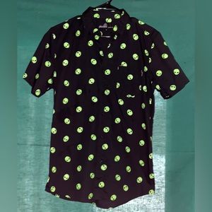 Molokai Surf 👽 Alien Men’s Button Down Shirt Size M